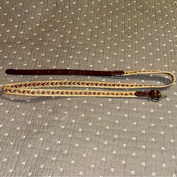American Eagle Outfitters 🦅 Early 2000’s Multicolor Braided Women's Belt - Picture 2 of 4
